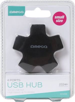 HUB USB Omega 4x USB-A 2.0 (OUH24SB) 3