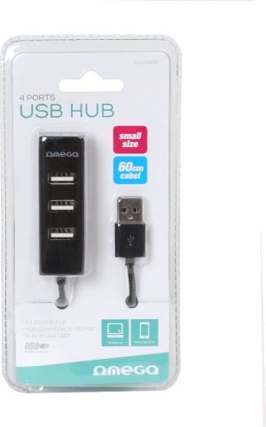 HUB USB Omega 4x USB-A 2.0 (OUH243B) 3