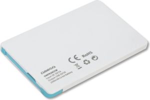 Powerbank Omega Credit Card 2000 mAh Biały 2