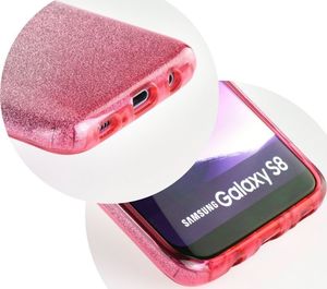 Partner Tele.com Futerał Forcell SHINING do HUAWEI P30 LITE transparent/róż 3