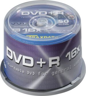 Traxdata DVD+R 4.7 GB 16x 50 sztuk (TRDR50+) 1