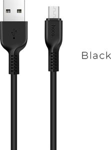 Kabel USB Partner Tele.com HOCO kabel USB do iPhone Lightning 8-pin X13 EASY czarny 1 metr 1