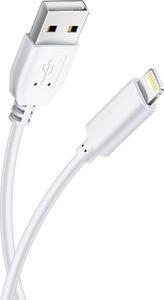 Kabel USB Partner Tele.com USB-A - Lightning 1.2 m Biały 2