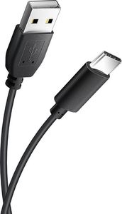 Kabel USB Partner Tele.com USB-A - USB-C Czarny 2