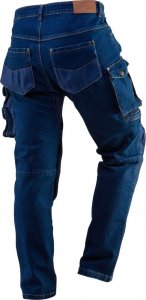 Neo Spodnie robocze DENIM, wzmocnienia na kolanach, rozmiar S 2