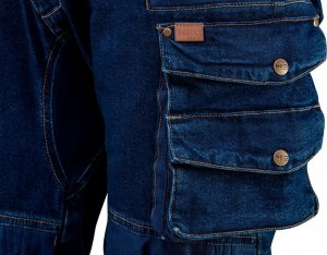 Neo Spodnie robocze DENIM, wzmocnienia na kolanach, rozmiar S 3