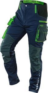 Neo Spodnie robocze (Spodnie robocze PREMIUM, 62% bawełna, 35% poliester, 3% elastan, rozmiar M) 1