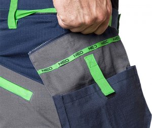 Neo Spodnie robocze PREMIUM, 100% bawełna, ripstop, rozmiar XS 6