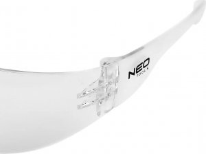 Neo Okulary ochronne białe soczewki, klasa odporności F 3