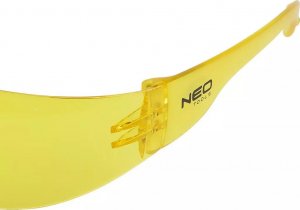 Neo Okulary ochronne żółte soczewki, klasa odporności F 3