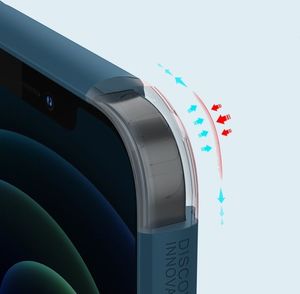 Nillkin Etui Nillkin Frosted do Apple iPhone 12/12 Pro (Czerwone) uniwersalny 8