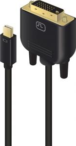 Kabel Alogic DisplayPort Mini - DVI-D 2m czarny (MDP-DVI-02-MM) 1