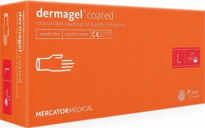 Mercator Medical Rękawice lateksowe dermagel coated L 100 szt. () - RD10006004 1