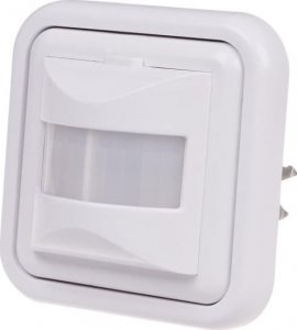 F&F Czujnik ruchu PIR 230V AC 160st biały do puszki montażowej fi60 DR-03 2