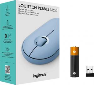 Mysz Logitech M350 Pebble Blue Grey (910-005719) 9