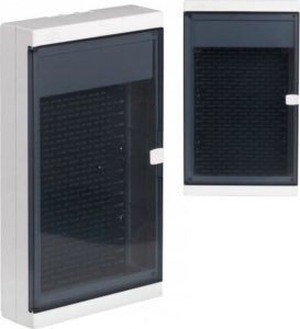 Sabaj Szafa multimedialna natynkowa Multialfa plastikowa 310x530x105mm białe drzwi, zatrzask MULTIALFA 530 BD 5-014MULTIALFA 530 BD 9