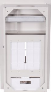 Sabaj Rozdzielnia RL 12E pod licznik elektroniczny, z zamkiem i szybą, RAL 9003 IP31 RL 12E ZSZ 2-083E 4