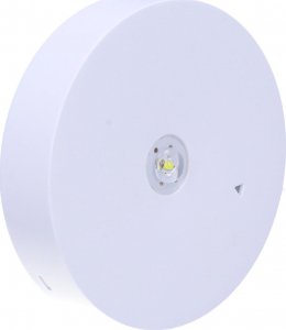 AWEX Oprawa awaryjna AX3N IP20 LED 1W (opt. otwarta) 1h jednozadaniowa biała AX3N/O/1W/B/1/SE/X/WH 2