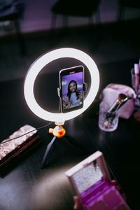 Lampa pierścieniowa Kodak LED Ring Light Selphie 10 SL001 + Statyw Pilot Czarny 3