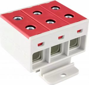 Incobex Złączka szynowa 3-torowa 35mm2 czerwona ZGX-3x35 czerwona ENE-00181 5