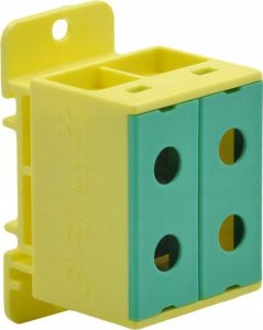 Incobex Złączka szynowa 2-torowa 35mm2 żółto-zielona ZGX-2x35 żółto-zielona ENE-00172 1