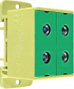 Incobex Złączka szynowa 2-torowa 35mm2 żółto-zielona ZGX-2x35 żółto-zielona ENE-00172 4
