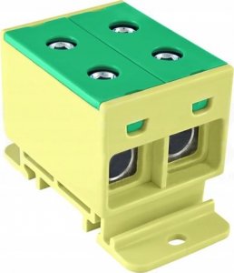 Incobex Złączka szynowa 2-torowa 35mm2 żółto-zielona ZGX-2x35 żółto-zielona ENE-00172 5