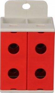 Incobex Złączka szynowa 2-torowa 35mm2 czerwona ZGX-2x35 czerwona ENE-00170 6