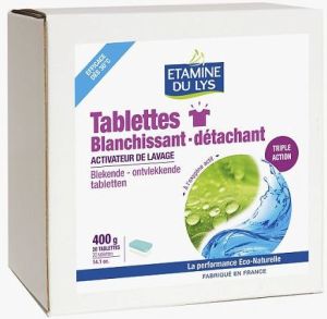 Etamine du Lys Tabletki do wybielania i usuwania plam z tkanin, 20 szt (EDL06154) 1