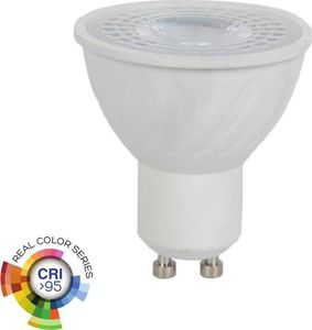 V-TAC Żarówka LED VT-2206 6W GU10 6400K 400lm CRI>95 38st. 7499 1