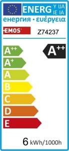 Emos Żarówka LED Filament Mini Globe 6W E14 Ciepła Biel (Z74237) 4