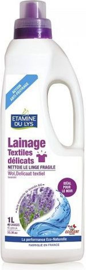 Etamine du Lys Płyn do prania delikatnych tkanin i wełny organiczna lawenda 1 l (EDL04917) 1