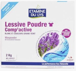 Etamine du Lys Proszek do prania tkanin białych i o trwałych kolorach organiczna lawenda, 2 kg (EDL06149) 1