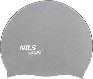 Nils Extreme JEDNOKOLOROWY G107 SZARY CZEPEK SILIKONOWY NILS AQUA 2