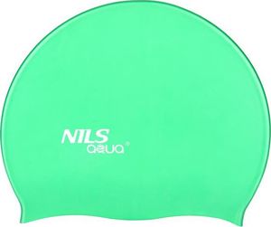 Nils Extreme JEDNOKOLOROWY SH86 ZIELONY CZEPEK SILIKONOWY NILS AQUA 2