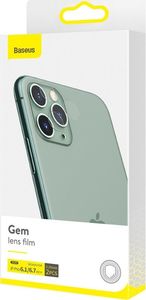 Baseus Folia ochronna 0.25mm na obiektyw Baseus Gem Camera Lens Protective Film do iPhone 12 Pro / iPhone 12 Pro Max (2 sztuki) 5