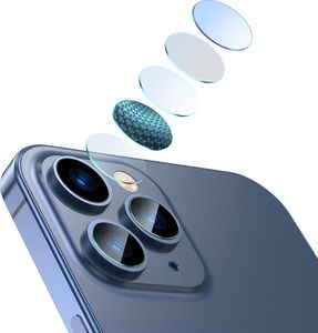 Baseus Folia ochronna 0.25mm na obiektyw Baseus Gem Camera Lens Protective Film do iPhone 12 Pro / iPhone 12 Pro Max (2 sztuki) 8