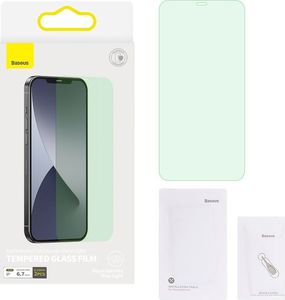 Baseus Szkło hartowane 0.15mm Baseus Eye-Protection do iPhone 12 Pro Max (2 sztuki) 18