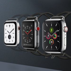 Baseus Pasek Baseus Lets Go do Apple Watch 3/4/5 42 mm / 44 mm (szaro-żółty) 18
