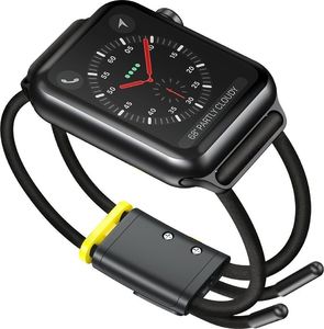 Baseus Pasek Baseus Lets Go do Apple Watch 3/4/5 42 mm / 44 mm (szaro-żółty) 2