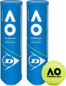 Dunlop Piłka tenisowa Dunlop Australian Open 2x4 szt AUO 4 żółty 1