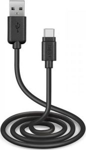 Kabel USB SBS Mobile USB-A - USB-C 3 m Czarny 1