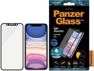 PanzerGlass PanzerGlass E2E Anti-Blue iPhone 11/Xr Case Friendly AntiBacterial Microfracture czarny/black () - PAN000250 1