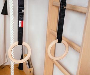 BenchK Akcesoria do ćwiczeń w kolorze naturalnego drewna (A204) 5