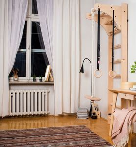 BenchK Akcesoria do ćwiczeń w kolorze naturalnego drewna (A204) 8