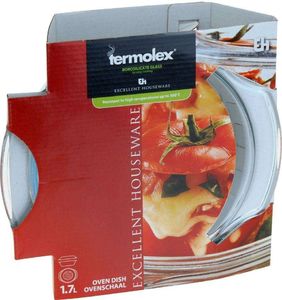 ASJ Commerce Naczynie żaroodporne do zapiekania z pokrywą 1,7 l 3