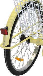 Enero  Rower 3-kołowy 24" rehabilitacyjny waniliowy 14