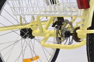 Enero  Rower 3-kołowy 24" rehabilitacyjny waniliowy 18