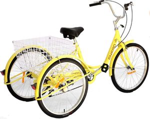 Enero  Rower 3-kołowy 24" rehabilitacyjny waniliowy 3