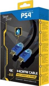 Kabel SteelPlay HDMI - HDMI 2m niebieski (1862-uniw) 2